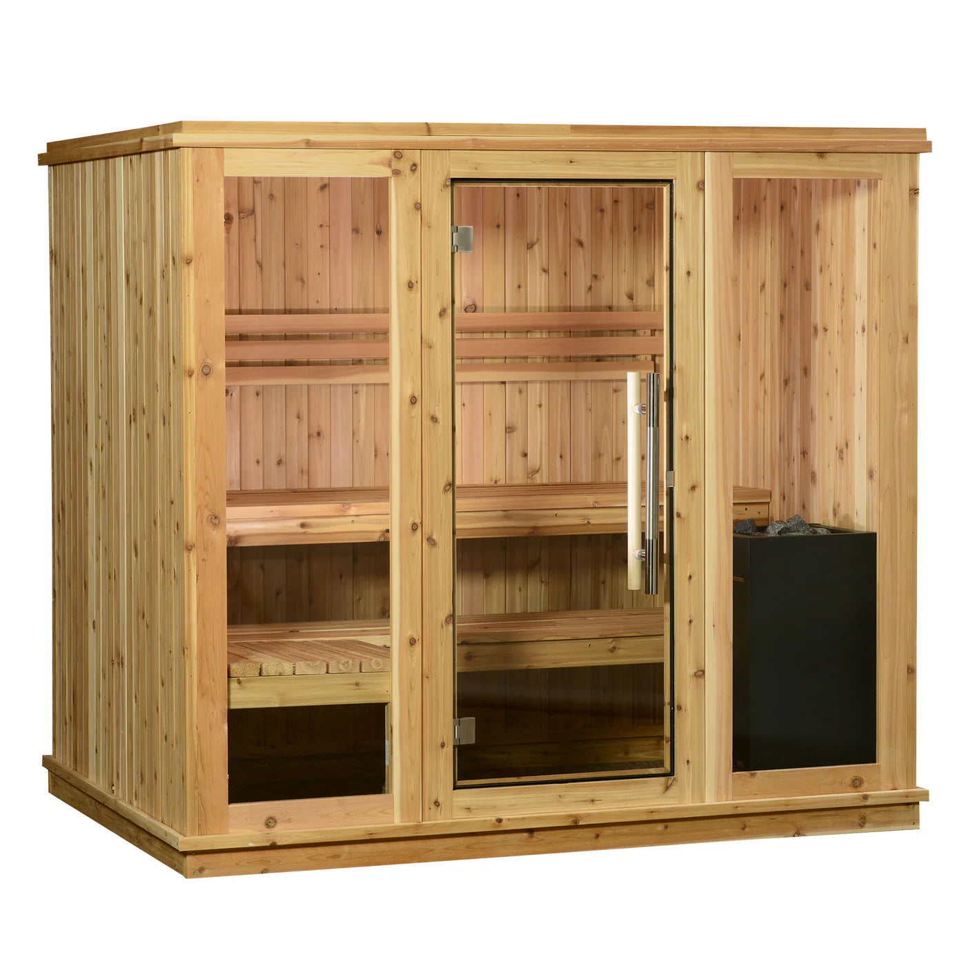 Almost Heaven 6 Person Bridgeport Indoor Sauna - My Sauna World