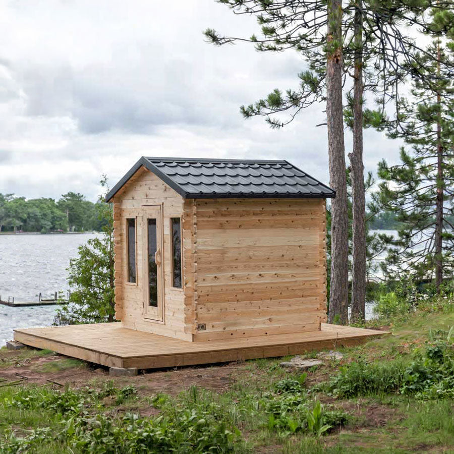 Dundalk LeisureCraft Saunas Dundalk Leisure Canadian Timber Georgian Cabin Sauna CTC88W