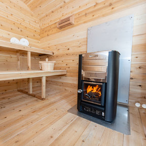 Dundalk Leisure Georgian Cabin Sauna with Porch CTC88PW