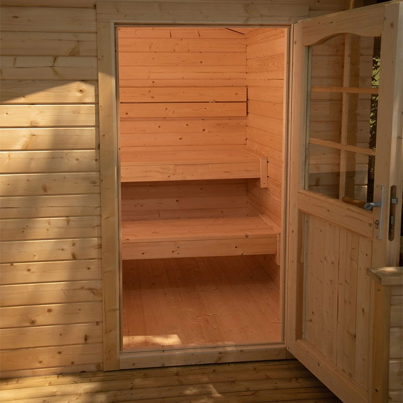 Almost Heaven Saunas Almost Heaven Allegheny 6 Person Cabin Sauna
