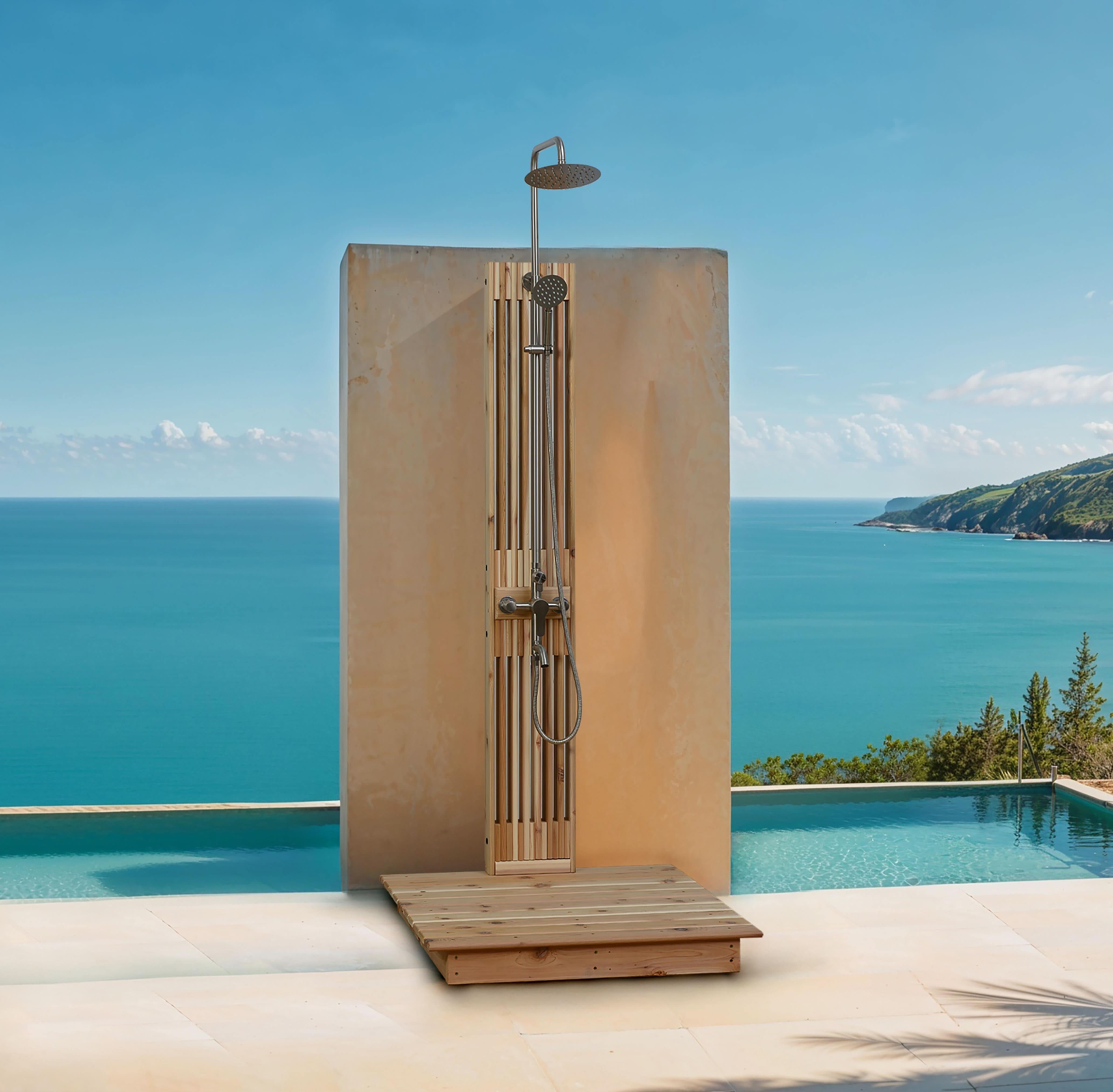 CRM Showers CRM Cascade Floor-Mounted Shower System