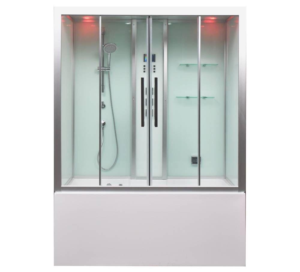 Mesa Showers Platinum DA580 Steam Shower Jetted Tub Combo 59" x 32" x 86"