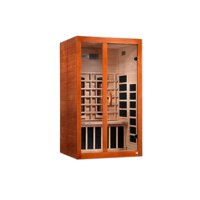 Golden Designs Santiago 2 Person Full Spectrum Infrared Sauna - Canadian Hemlock