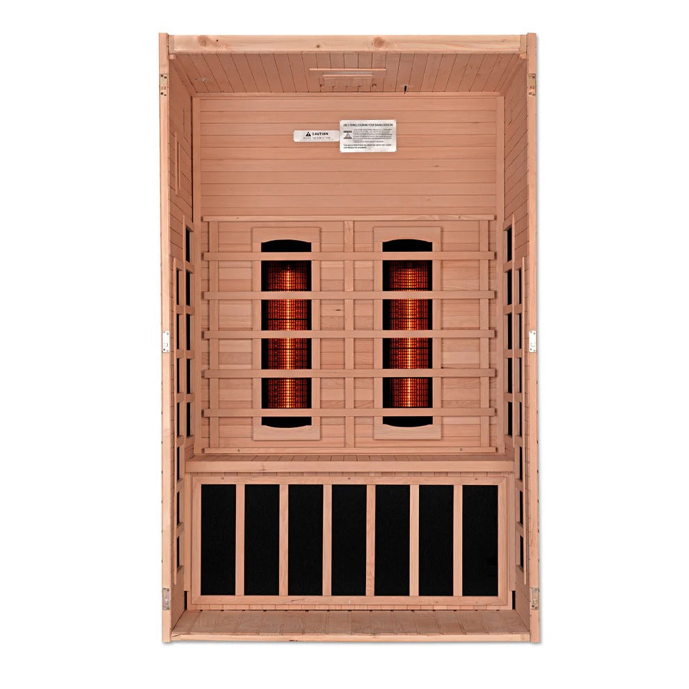 Golden Designs Saunas Golden Designs Dynamic Serena 2 Person Full Spectrum Infrared Sauna (DYN-6229-03 FS)