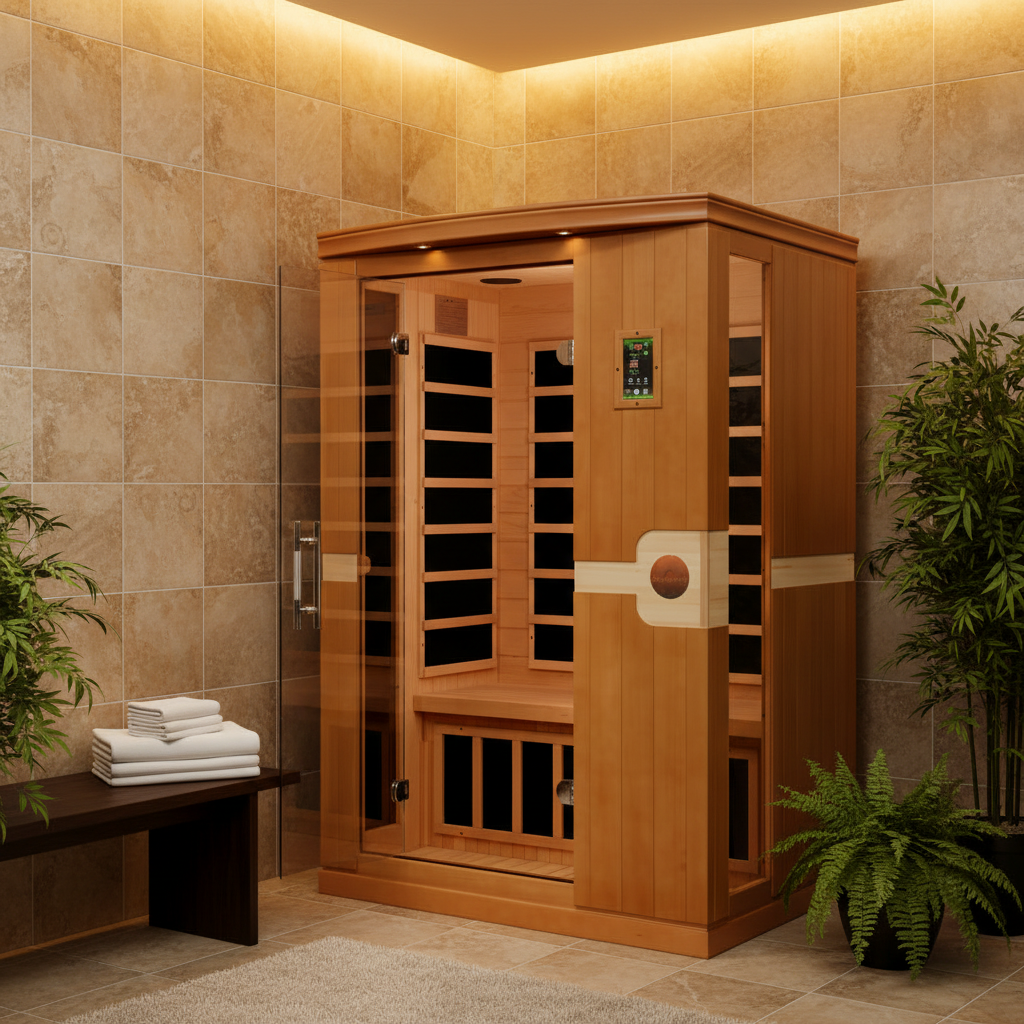 Golden Designs Saunas Golden Designs Dynamic Venice 2 Person Indoor Low EMF FAR Infrared Sauna (DYN-6210-01)