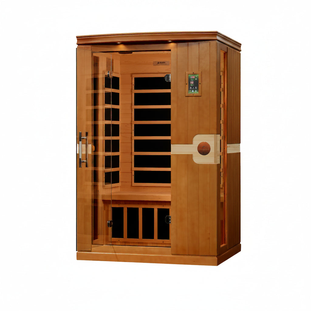 Golden Designs Saunas Golden Designs Dynamic Venice 2 Person Indoor Low EMF FAR Infrared Sauna (DYN-6210-01)