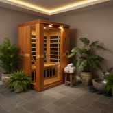 Golden Designs Saunas Golden Designs Dynamic Venice Elite 2 Person Indoor Ultra Low EMF FAR Infrared Sauna (DYN-6210-01 Elite)