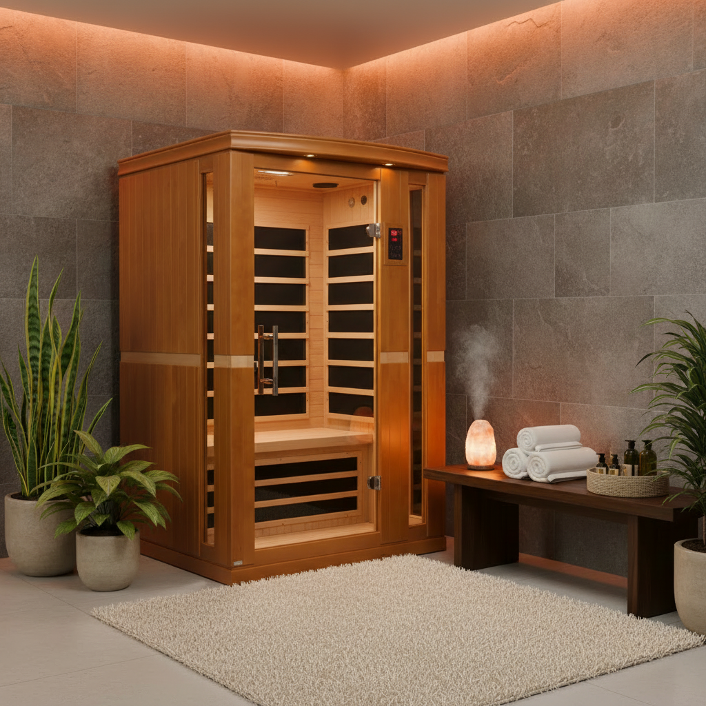 Golden Designs Saunas Golden Designs Dynamic Vittoria 2 Person Indoor Low EMF FAR Infrared Sauna (DYN-6220-01)