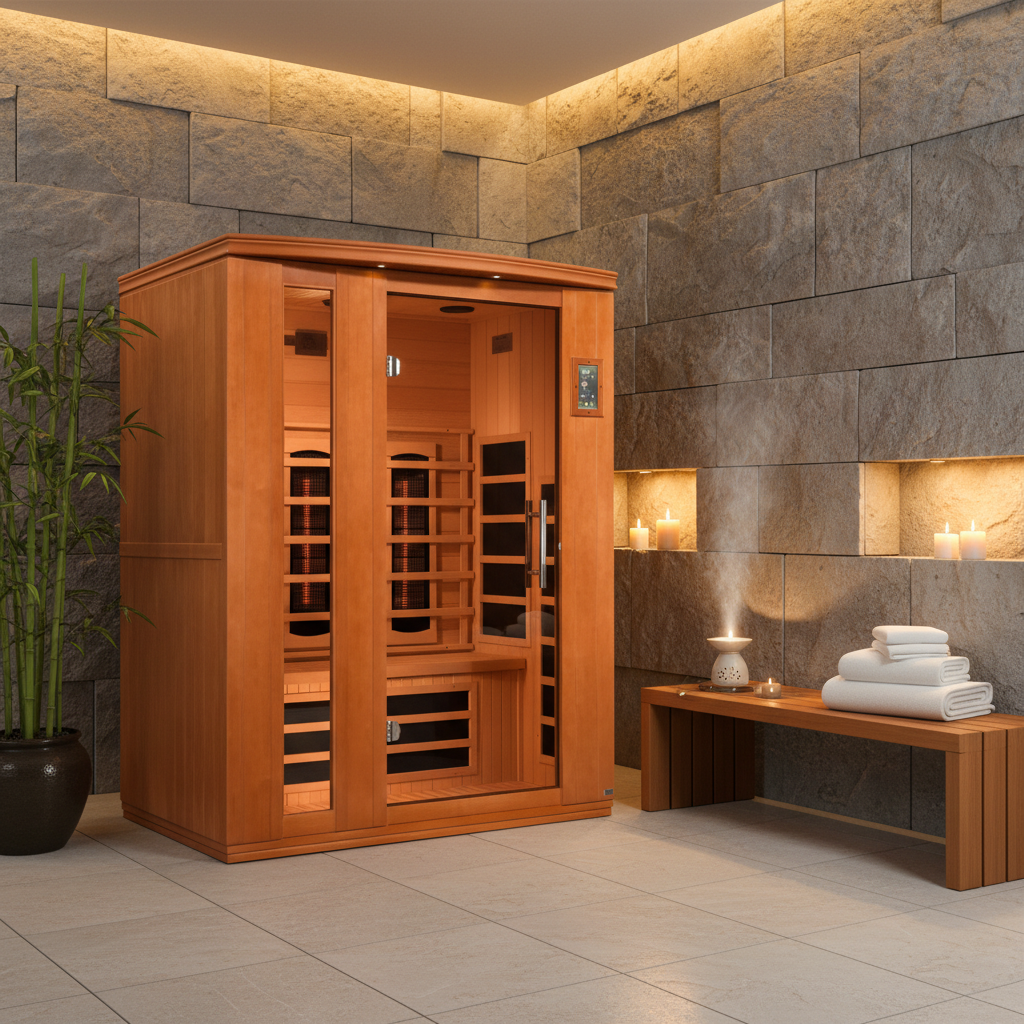 Golden Designs Saunas Golden Designs Dynamic Lugano 3 Person Indoor Full Spectrum Infrared Sauna (DYN-6336-03 FS)