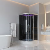 Platinum Showers Platinum DZ901L 1 Person Corner Steam Shower