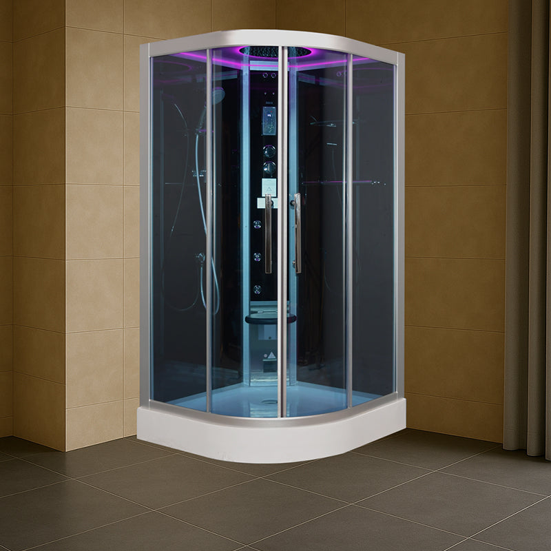 Platinum Showers Platinum DZ901L 1 Person Corner Steam Shower