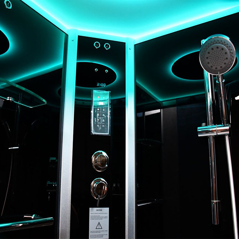 Platinum Showers Platinum DZ901L 1 Person Corner Steam Shower