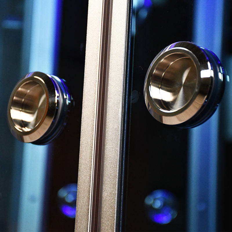 Platinum Showers Platinum DZ903L 2 Person Freestanding Sliding Door Steam Shower