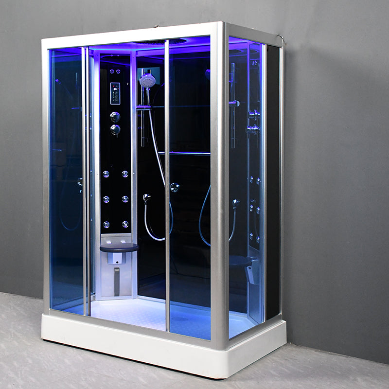Platinum Showers Platinum DZ903L 2 Person Freestanding Sliding Door Steam Shower