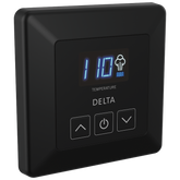 Delta Steam Shower Controls Matte Black Delta SimpleSteam Square Control