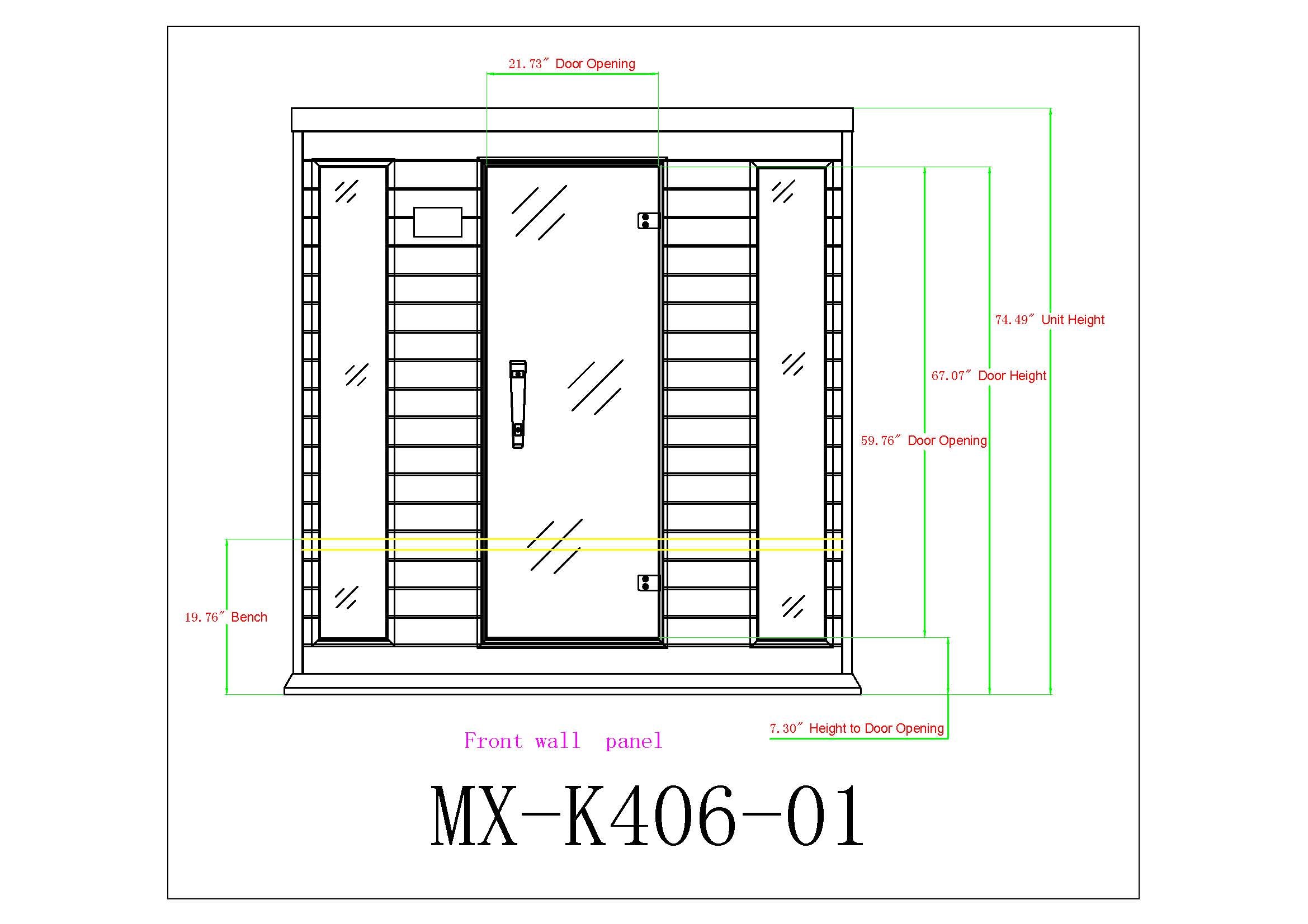 Maxxus Chaumont Edition 4 Person Near Zero EMF FAR Infrared Sauna - Canadian Red Cedar