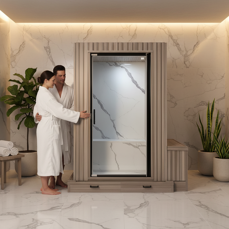 GeyserSteam Saunas GeyserSteam Fly Geyser 2 Person Indoor Steam Room