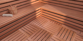 Scandia Duck-Board Flooring for Saunas (4 PCS)