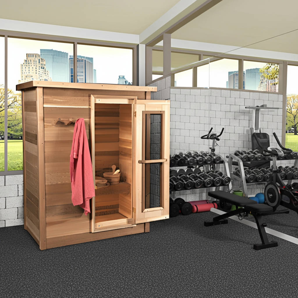 Dundalk LeisureCraft Saunas Dundalk LeisureCraft Clear Cedar Indoor Cabin Sauna