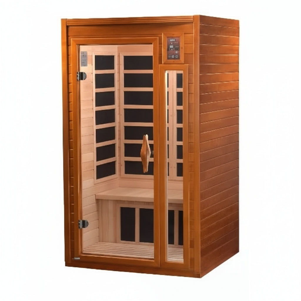 Golden Designs Saunas Golden Designs Dynamic Barcelona 1-2 Person Low EMF Far IR Sauna (DYN-6106-01)