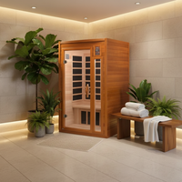 Golden Designs Dynamic Barcelona 1–2 Person Indoor Low EMF FAR Infrared Sauna (DYN-6106-01)