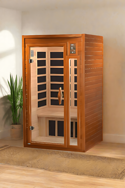 Golden Designs Dynamic Sauna Barcelona Edition 2 Person Low EMF Far Infrared Sauna - My Sauna World