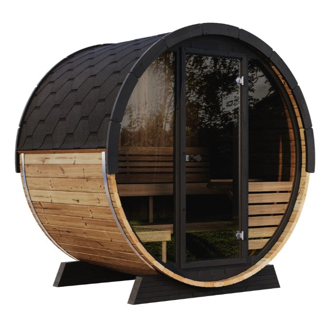 SaunaLife Model EE6G 4 Person Sauna Barrel