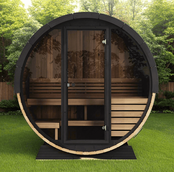 SaunaLife Elegance Series 4 Person Barrel Sauna EE6G main image 0