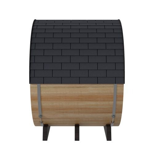 Finnmark Saunas Finnmark 4 Person FD-7 Thermo-Aspen Traditional-Infrared  Barrel Sauna