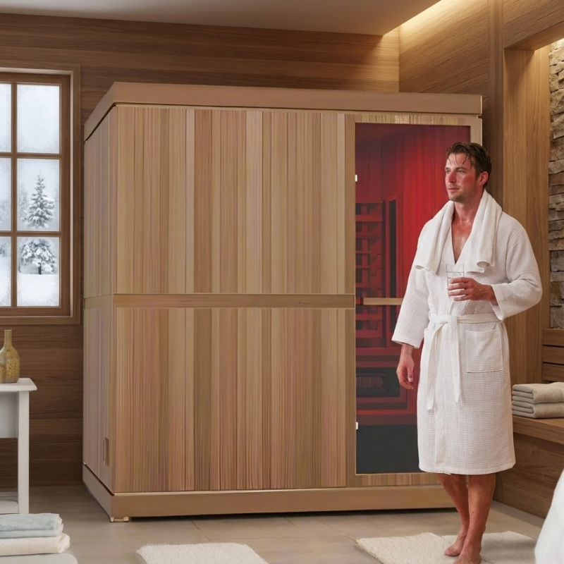 Finnmark Saunas Finnmark 4 Person FD-5 Trinity XL Infrared & Steam Sauna Combo