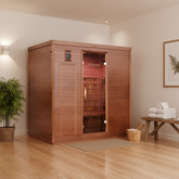 FitSauna Saunas FitSauna XL 3-Person Hemlock Infrared Sauna Cabin with Fitness System