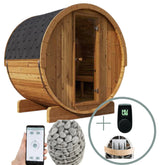 Forever Saunas Thermally Treated 2-Person Sauna with HUUM DROP SERIES 6.0KW SAUNA HEATER PACKAGE - READY TO SHIP!