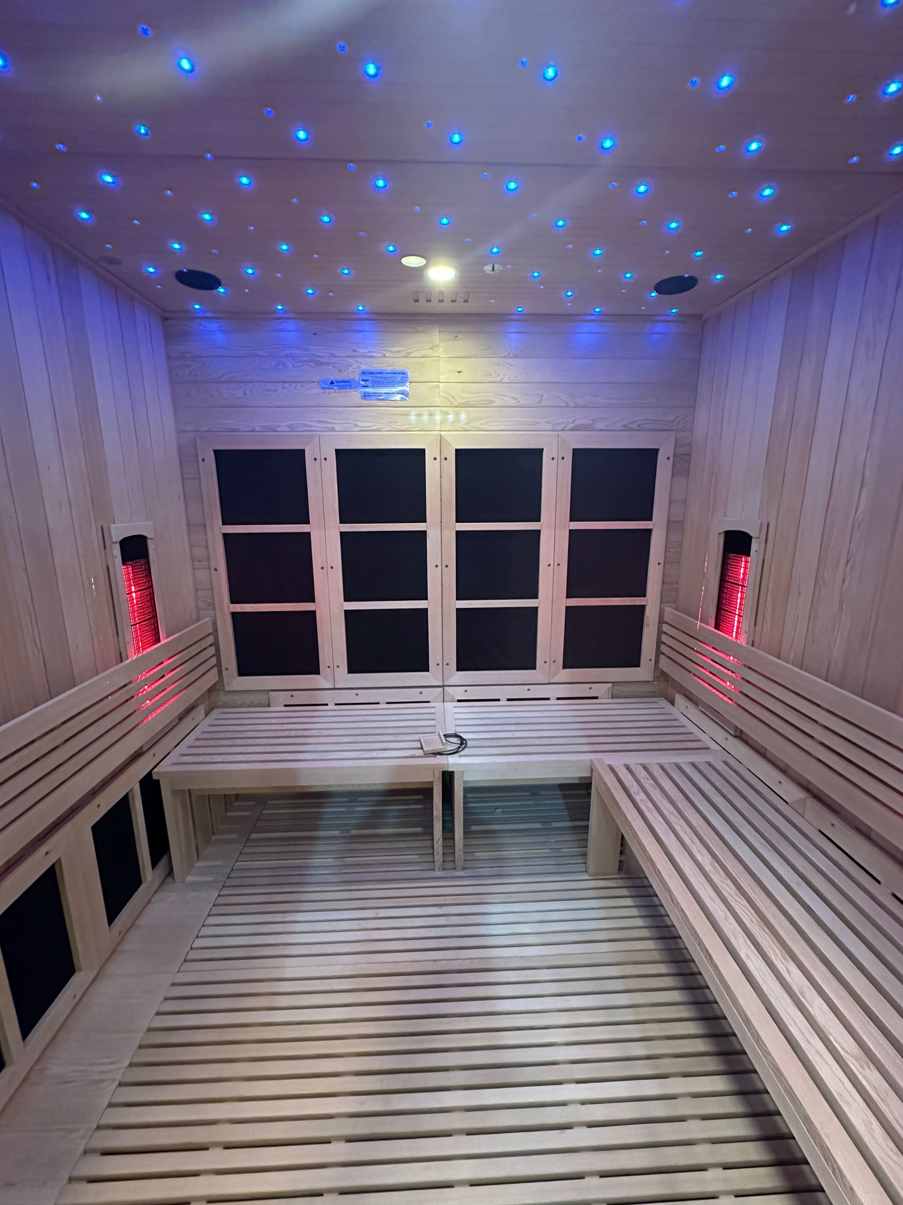 Golden Designs Saunas New 2026 Model Golden Designs 8 Person Full Spectrum Near Zero EMF FAR IR Sauna (GDI-6880-03 FS)
