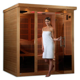 Golden Designs Monaco 6 Person Near Zero EMF FAR Infrared Sauna