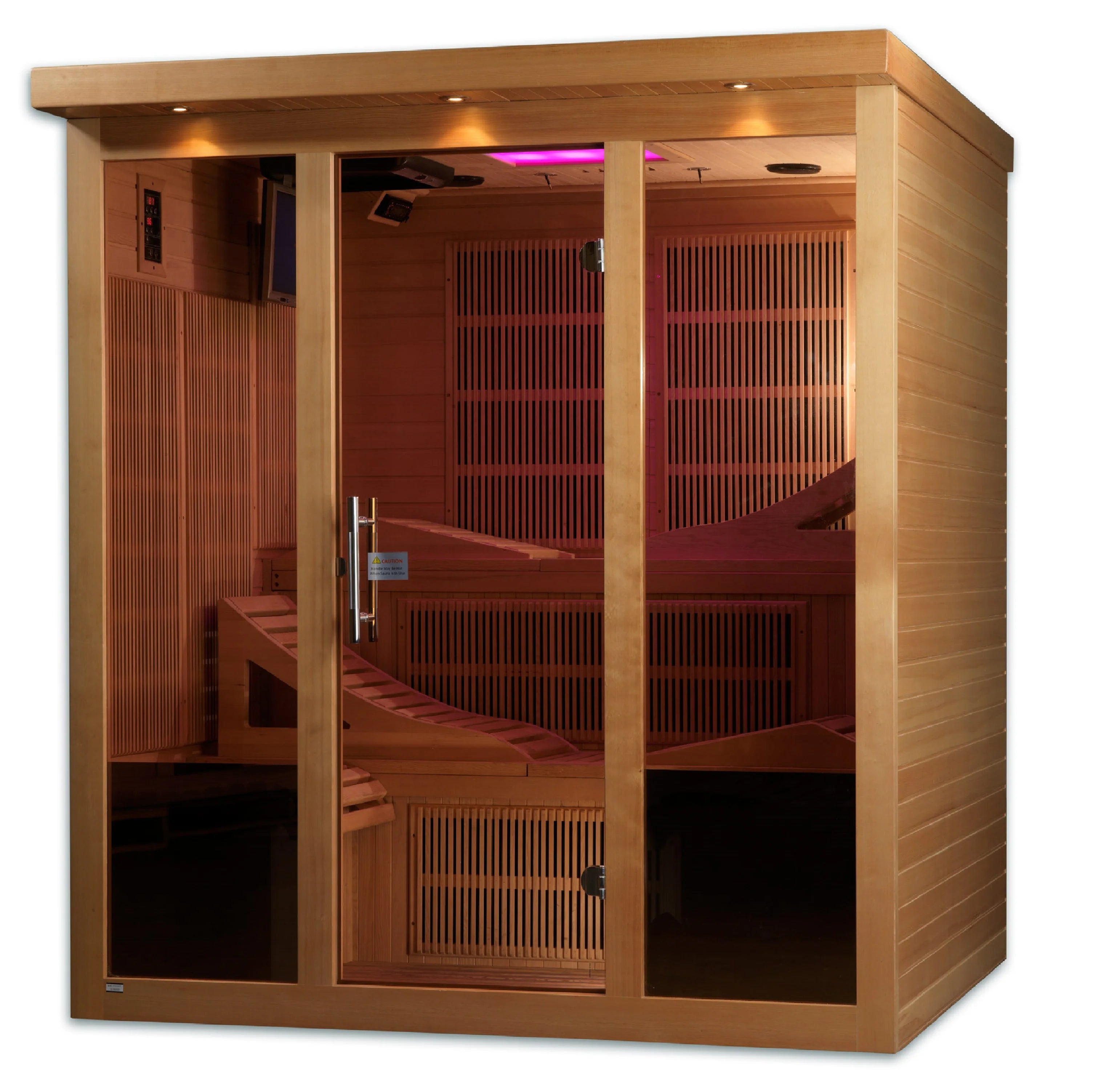 Golden Designs Monaco 6 Person Near Zero EMF FAR Infrared Sauna