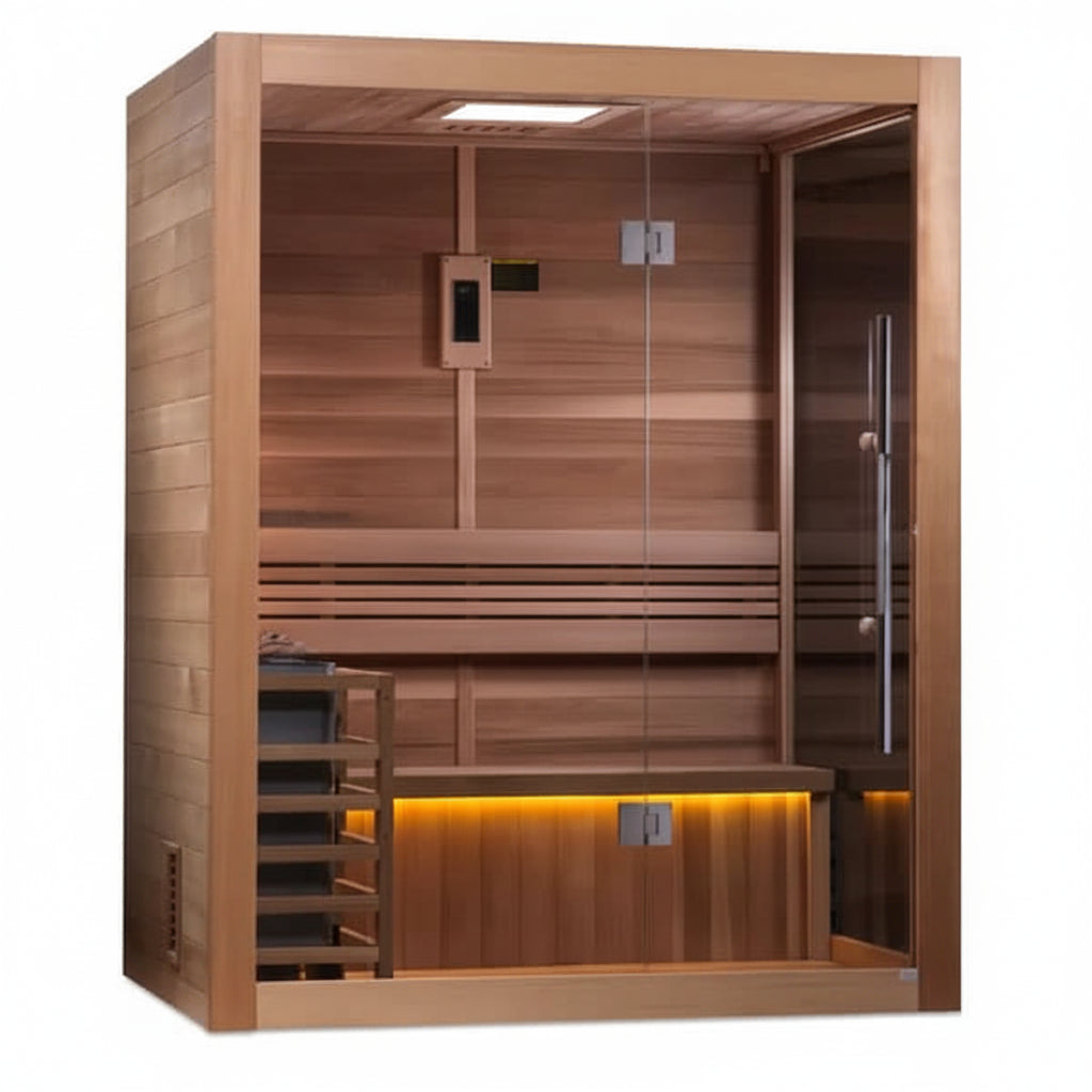 Golden Designs Saunas Golden Designs Hanko 2-3 Person Traditional Sauna (GDI-7202-01)
