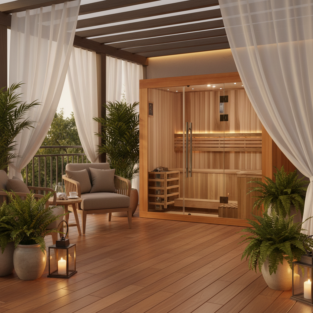 Golden Designs Saunas Golden Designs Updated Copenhagen 3 Person Indoor Traditional Sauna (GDI-7389-02)