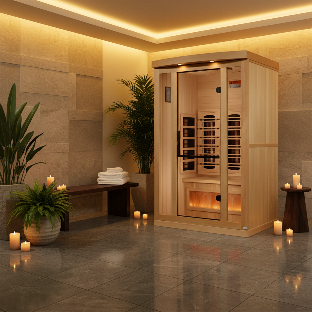 Golden Designs Saunas Golden Designs Reserve Edition 2 Person Indoor Full Spectrum Infrared Sauna with Himalayan Salt Bar (GDI-8020-03)