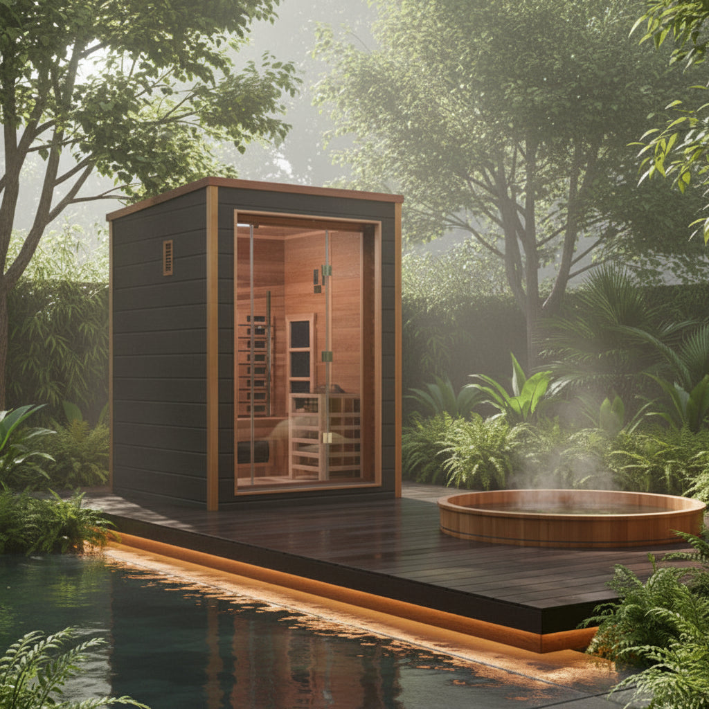Nora 2-Person Hybrid Saunas by Golden Designs | PureTech™ - My