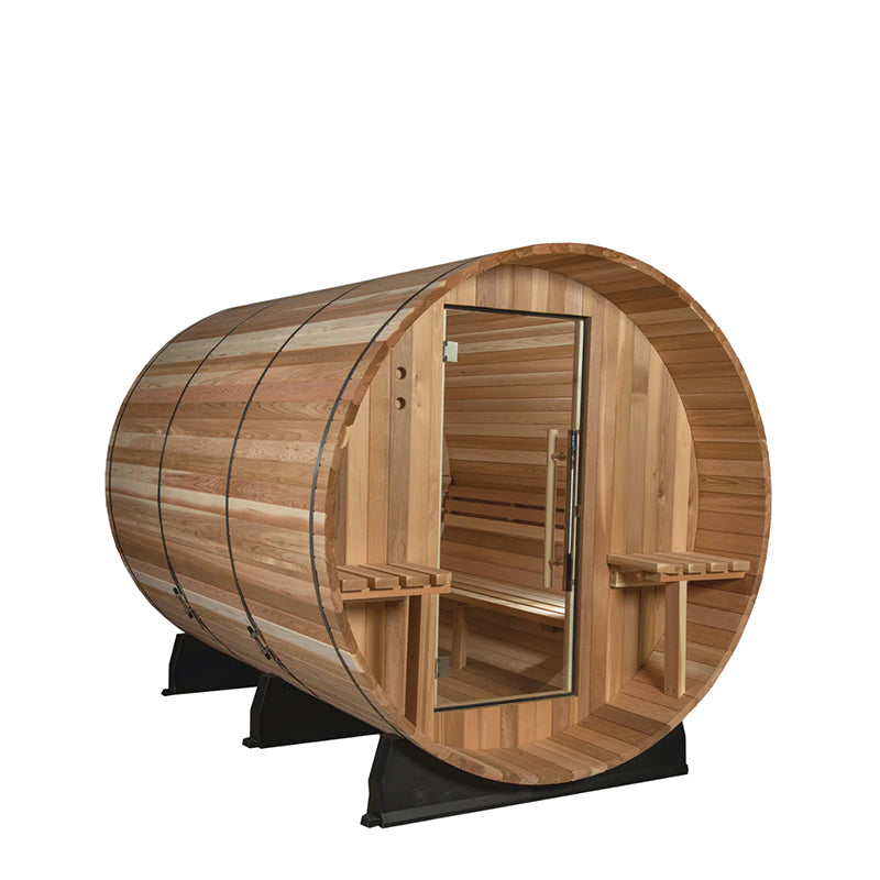 Almost Heaven Huntington Canopy Barrel 6 Person Sauna