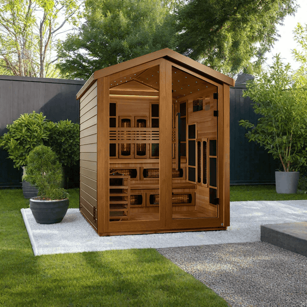Golden Designs Kaskinen 6-Person Hybrid Sauna | MySaunaWorld