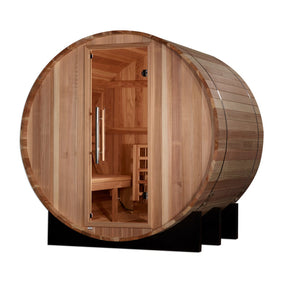 Golden Designs St. Moritz 2 Person Traditional Barrel Sauna - Pacific Cedar