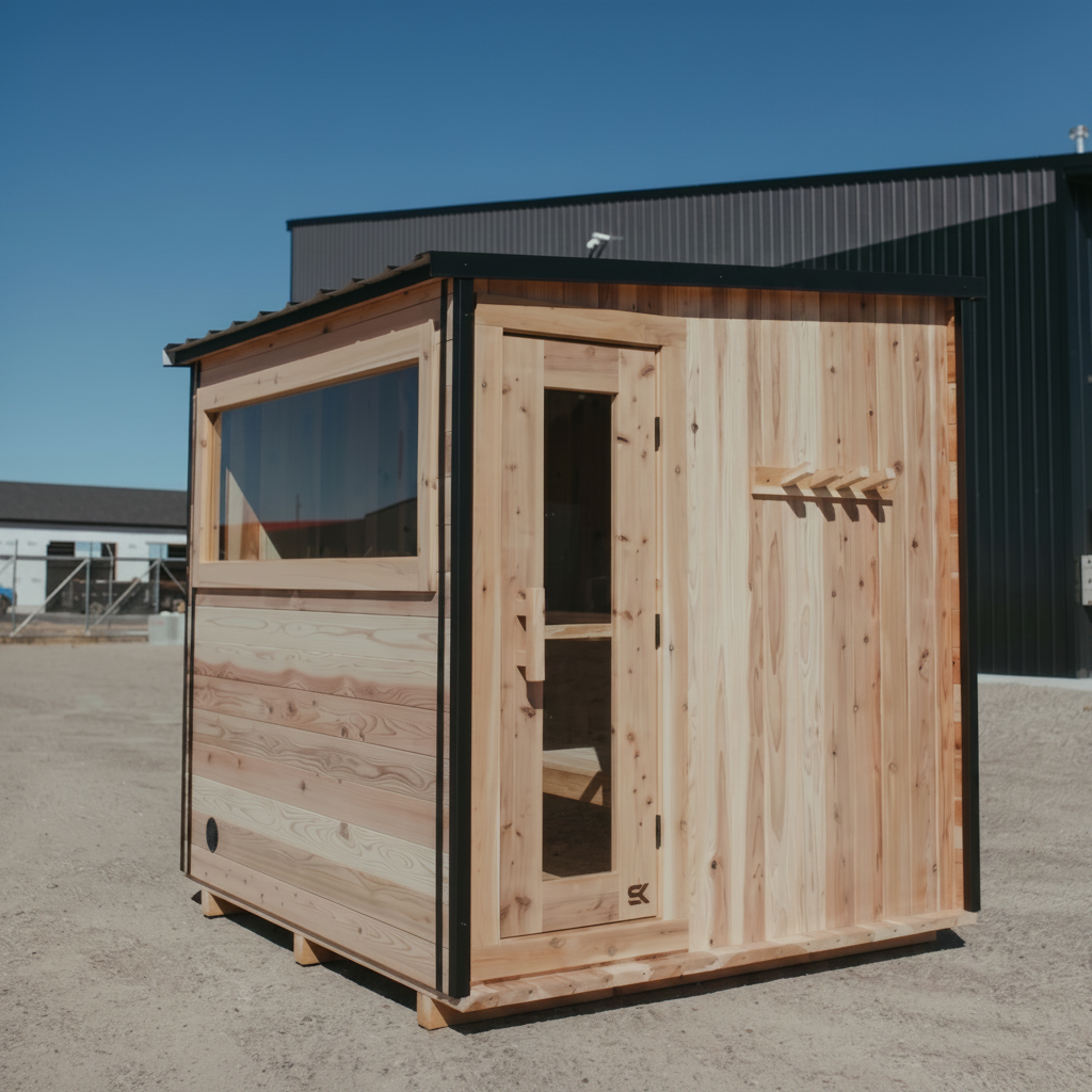 Sweat Kingdom Saunas Sweat Kingdom The Summit 2-6 Person Traditional Outdoor-Indoor Sauna