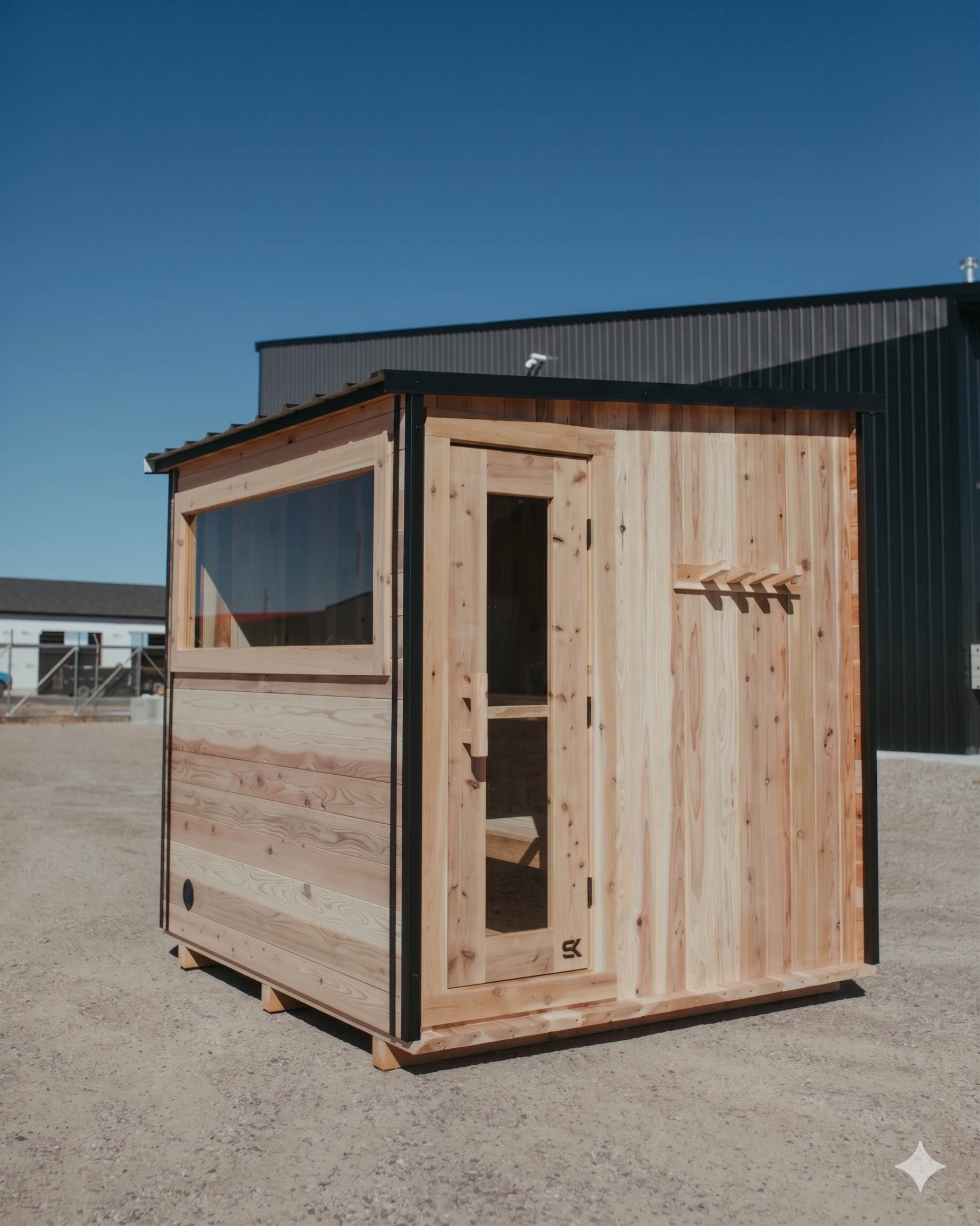 Sweat Kingdom Saunas Sweat Kingdom The Summit 2-6 Person Traditional Outdoor-Indoor Sauna