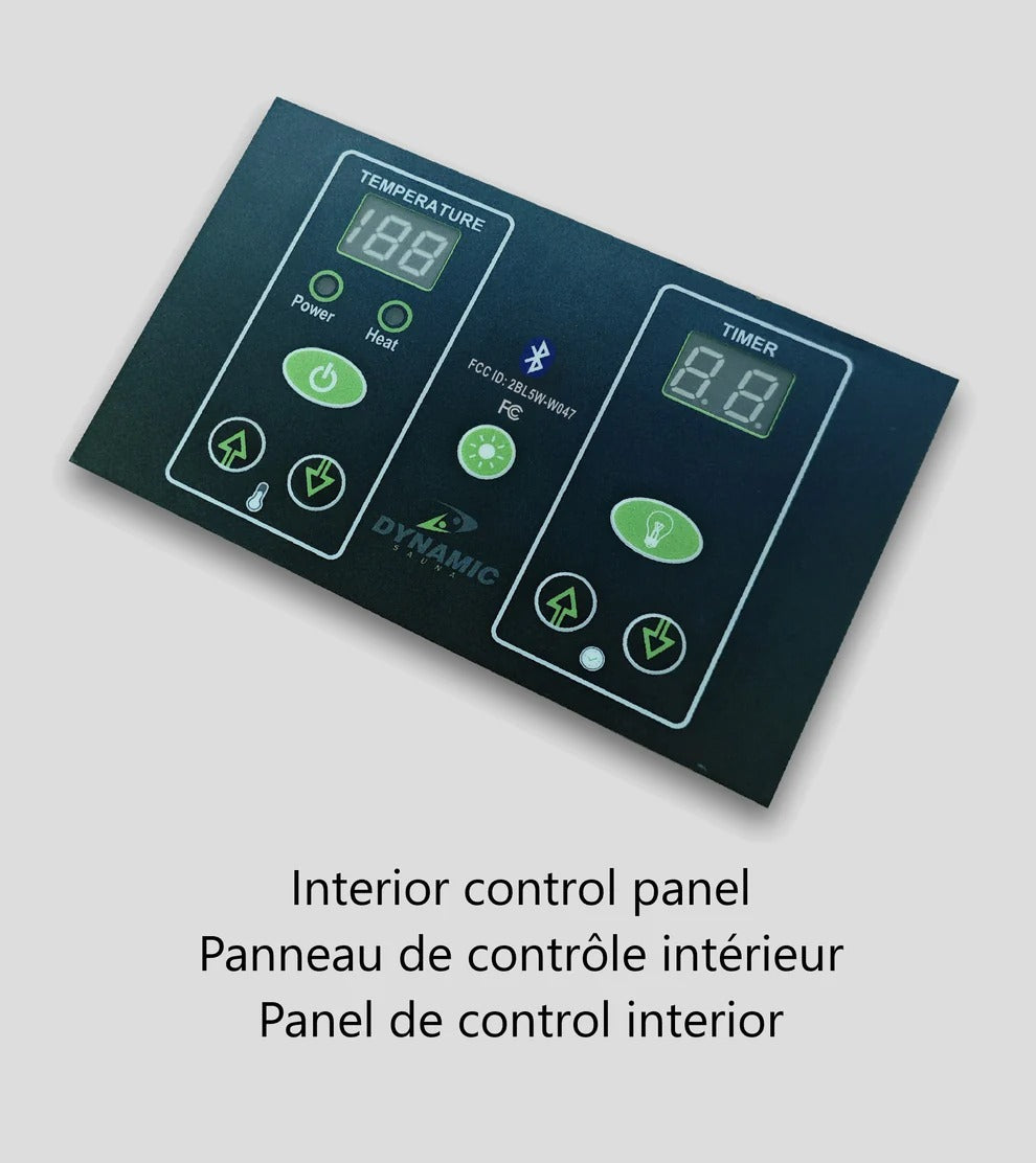 Golden Designs Saunas Golden Designs Dynamic Lucca 2 Person Ultra Low EMF FAR IR Sauna (DYN-6215-05 Elite)