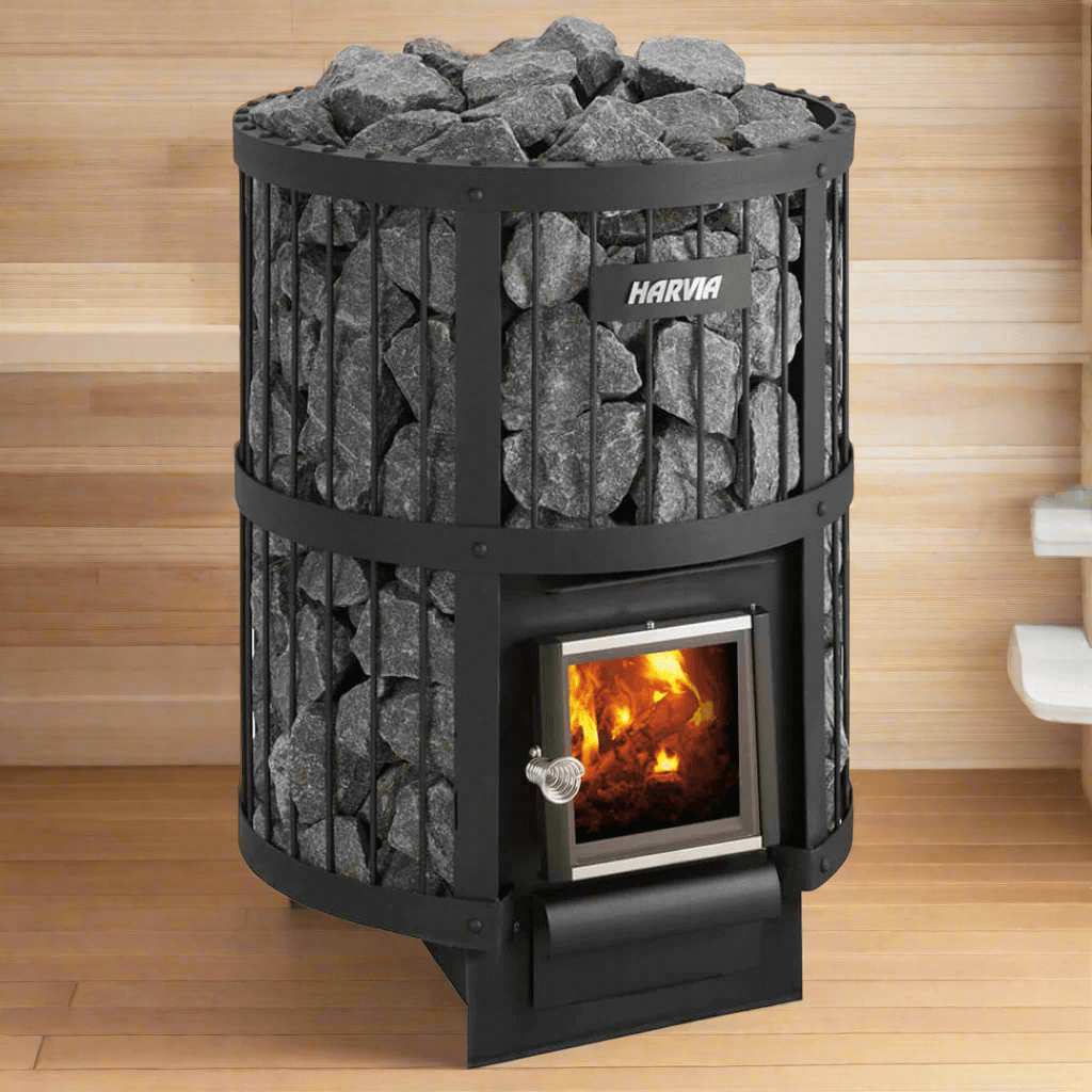 Haluryona Harvia Linear 22 GreenFlame | Wood Sauna Stove