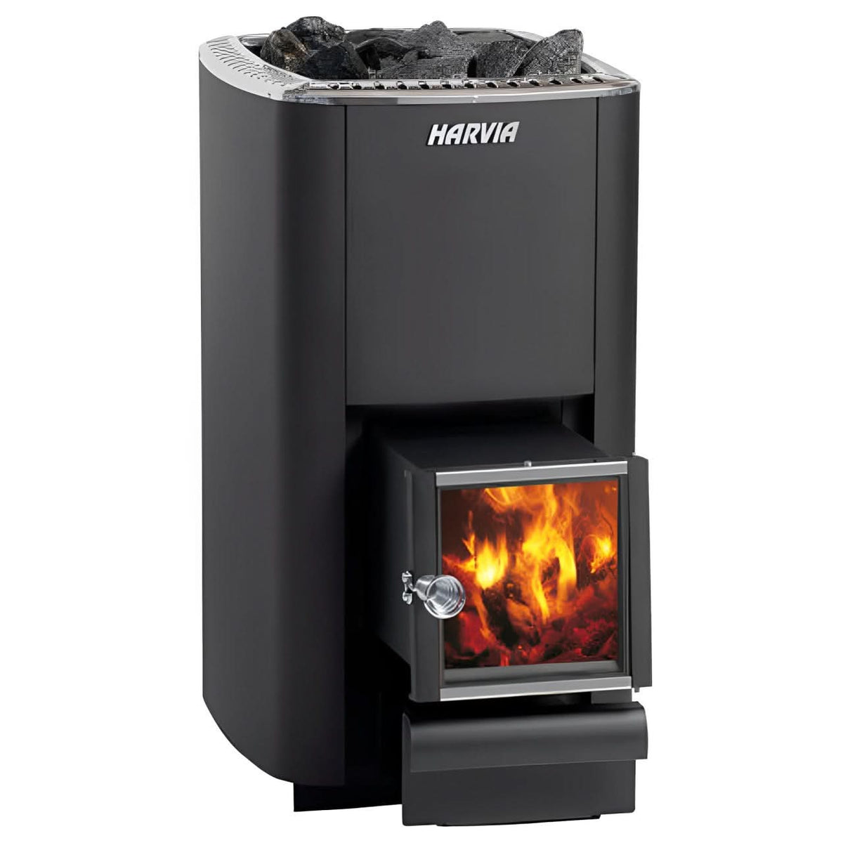 Harvia Heaters Harvia M3 SL 16.5kW Wood Burning Sauna Stove with Exterior Feed