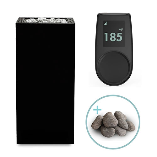 HUUM Heaters HUUM CORE Black Sauna Heater Package Up to 10.5kW