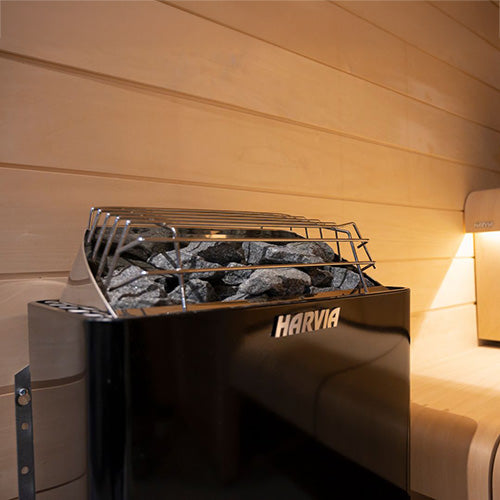 Harvia Heaters Harvia KIP60W Series 6kW Sauna Heater, Black