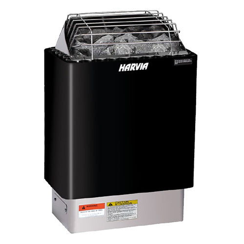 Harvia Heaters Harvia KIP60W Series 6kW Sauna Heater, Black
